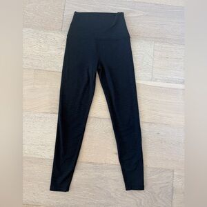 Beyond Yoga Heather High Waist Rib leggings Black Heather Size XS